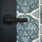 Application Image for Emtek L-Square Straight Knurled Lever with Disk Rosette