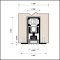 Product Specs of Barzen #AM10 Mortised Automatic Door Bottom