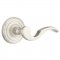 Emtek 8100 Cortina Lever with Regular Rosette Satin Nickel