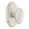 Emtek 8108 Egg Knob with #8 Rosette Satin Nickel