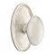 Emtek 8120 Egg Knob with Oval Rosette Satin Nickel
