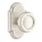 Emtek 8108 Ribbon & Reed Knob with #8 Rosette Satin Nickel