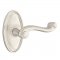 Emtek 8120 Rope Lever with Oval Rosette Satin Nickel