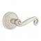 Emtek 8106 Rustic Lever with Lancaster Rosette Satin Nickel
