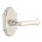Emtek 8108 Wembley Lever with #8 Rosette Satin Nickel