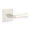 Emtek 8131 Wembley Lever with Quincy Rosette Satin Nickel