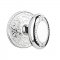 Emtek 8106 Beaded Egg Knob with Lancaster Rosette Polished Chrome
