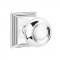 Emtek 8161 Belmont Knob with Wilshire Rosette Polished Chrome