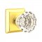 Emtek 8131 Astoria Knob with Quincy Rosette Polished Brass