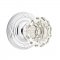 Emtek 8107 Astoria Knob with Ribbon & Reed Rosette Polished Chrome