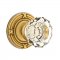 Emtek 8107 Astoria Knob with Ribbon & Reed Rosette French Antique Brass