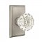 Emtek 8121 Astoria Knob with Rectangular Rosette Antique Nickel