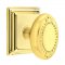 Emtek 8161 Beaded Egg Knob with Wilshire Rosette Polished Brass