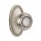 Emtek 8120 Belmont Knob with Oval Rosette Antique Nickel
