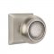 Emtek 8131 Belmont Knob with Quincy Rosette Antique Nickel