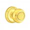 Emtek 8101 Belmont Knob with Rope Rosette Polished Brass