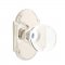 Emtek 8108 Bristol Knob with #8 Rosette Polished Nickel