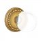 Emtek 8101 Bristol Knob with Rope Rosette French Antique Brass