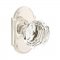Emtek 8108 Diamond Crystal Knob with #8 Rosette Polished Nickel
