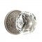 Emtek 8106 Diamond Crystal Knob with Lancaster Rosette Antique Nickel
