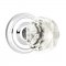 Emtek 8100 Diamond Crystal Knob with Regular Rosette Polished Chrome