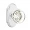 Emtek 8108 Georgetown Knob with #8 Rosette Polished Chrome