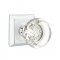 Emtek 8131 Georgetown Knob with Quincy Rosette Polished Chrome