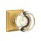 Emtek 8131 Georgetown Knob with Quincy Rosette French Antique Brass