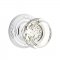 Emtek 8107 Georgetown Knob with Ribbon & Reed Rosette Polished Chrome