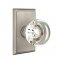 Emtek 8121 Georgetown Knob with Rectangular Rosette Antique Nickel