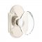 Emtek 8108 Hampton Knob with #8 Rosette Polished Nickel