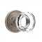 Emtek 8106 Lowell Crystal Knob with Lancaster Rosette Antique Nickel