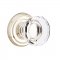 Emtek 8100 Lowell Crystal Knob with Regular Rosette Polished Nickel