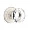 Emtek 8100 Lowell Crystal Knob with Regular Rosette Satin Nickel