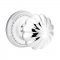 Emtek 8101 Melon Knob with Rope Rosette Polished Chrome