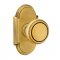 Emtek 8108 Norwich Knob with #8 Rosette French Antique Brass