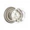 Emtek 8100 Old Town Clear Knob with Regular Rosette Antique Nickel