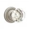 Emtek 8101 Old Town Clear Knob with Rope Rosette Antique Nickel