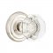 Emtek 8100 Old Town Clear Knob with Regular Rosette Polished Nickel