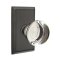 Emtek Providence Glass Door Knob, Glass Knobset, Rectangular Rosette, Oil Rubbed Bronze (US10B) Finish