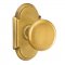 Emtek 8108 Providence Knob with #8 Rosette French Antique Brass