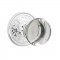 Emtek 8106 Providence Crystal Knob with Lancaster Rosette Polished Chrome
