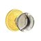 Emtek Providence Glass Door Knob, Glass Knobset, Lancaster Rosette, Unlacquered Brass (US3NL) Finish