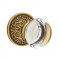 Emtek 8106 Providence Crystal Knob with Lancaster Rosette French Antique Brass