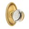 Emtek Providence Glass Door Knob, Glass Knobset, Oval Rosette, French Antique (US7) Finish