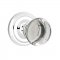 Emtek 8100 Providence Crystal Knob with Regular Rosette Polished Chrome