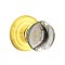 Emtek 8100 Providence Crystal Knob with Regular Rosette Polished Brass