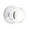 Emtek 8107 Providence Knob with Ribbon & Reed Rosette Polished Chrome