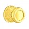 Emtek 8106 Ribbon & Reed Knob with Lancaster Rosette Polished Brass