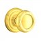 Emtek 8100 Ribbon & Reed Knob with Regular Rosette Polished Brass